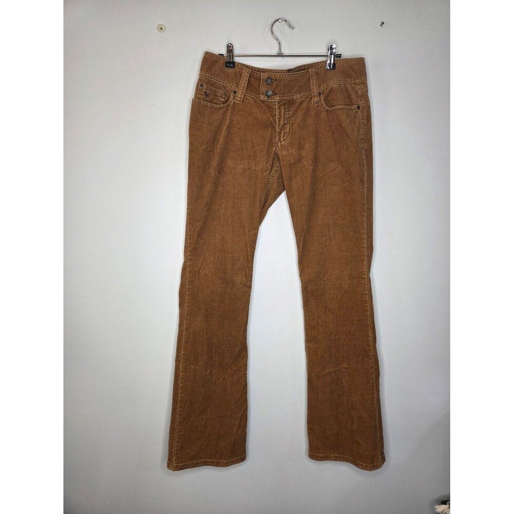 Abercrombie & Fitch Women's Corduroy Y2K Pants in Caramel, Sz 6